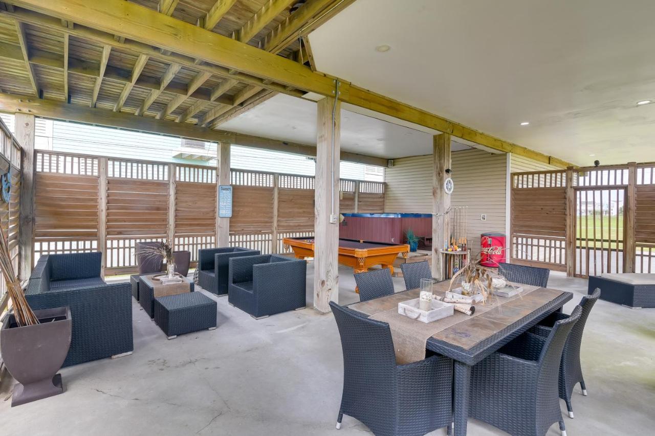 הוילה Galveston Escape With Entertainment Patio And Deck! מראה חיצוני תמונה