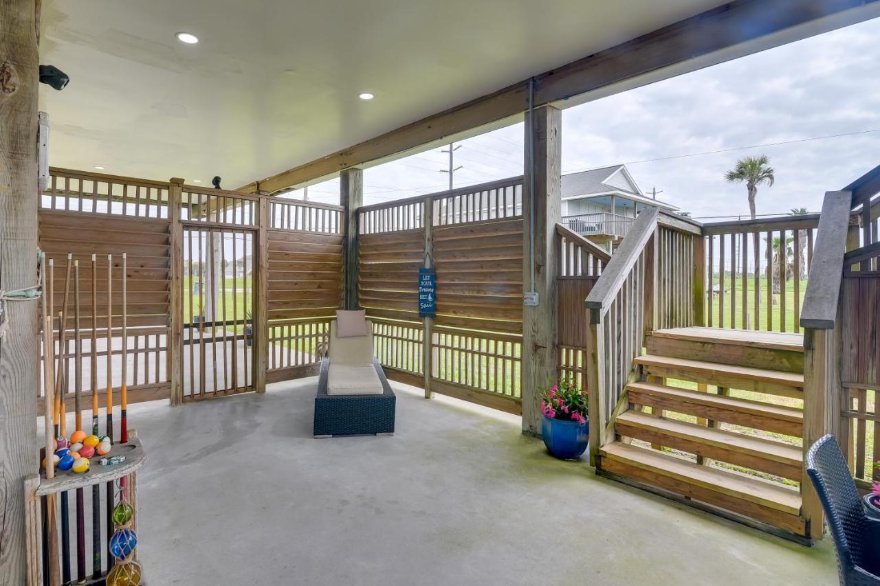 הוילה Galveston Escape With Entertainment Patio And Deck! מראה חיצוני תמונה