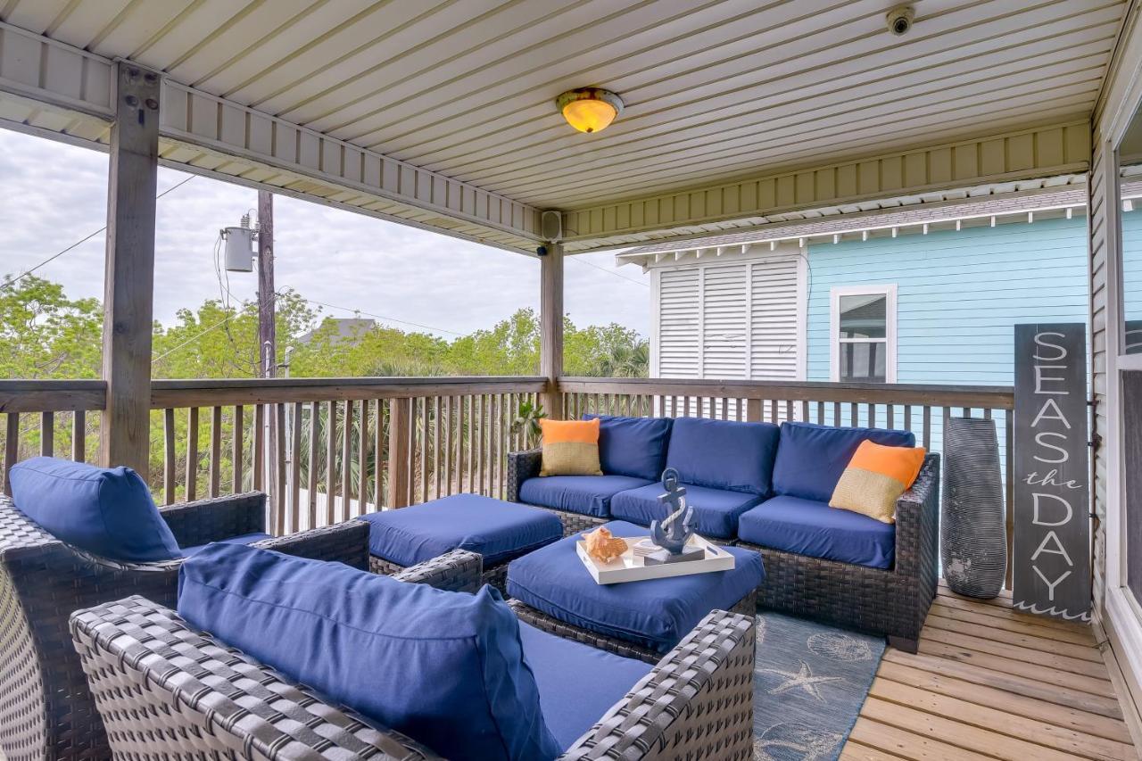 הוילה Galveston Escape With Entertainment Patio And Deck! מראה חיצוני תמונה