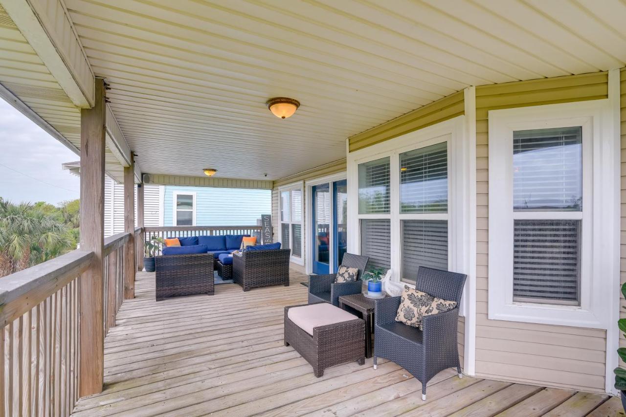 הוילה Galveston Escape With Entertainment Patio And Deck! מראה חיצוני תמונה