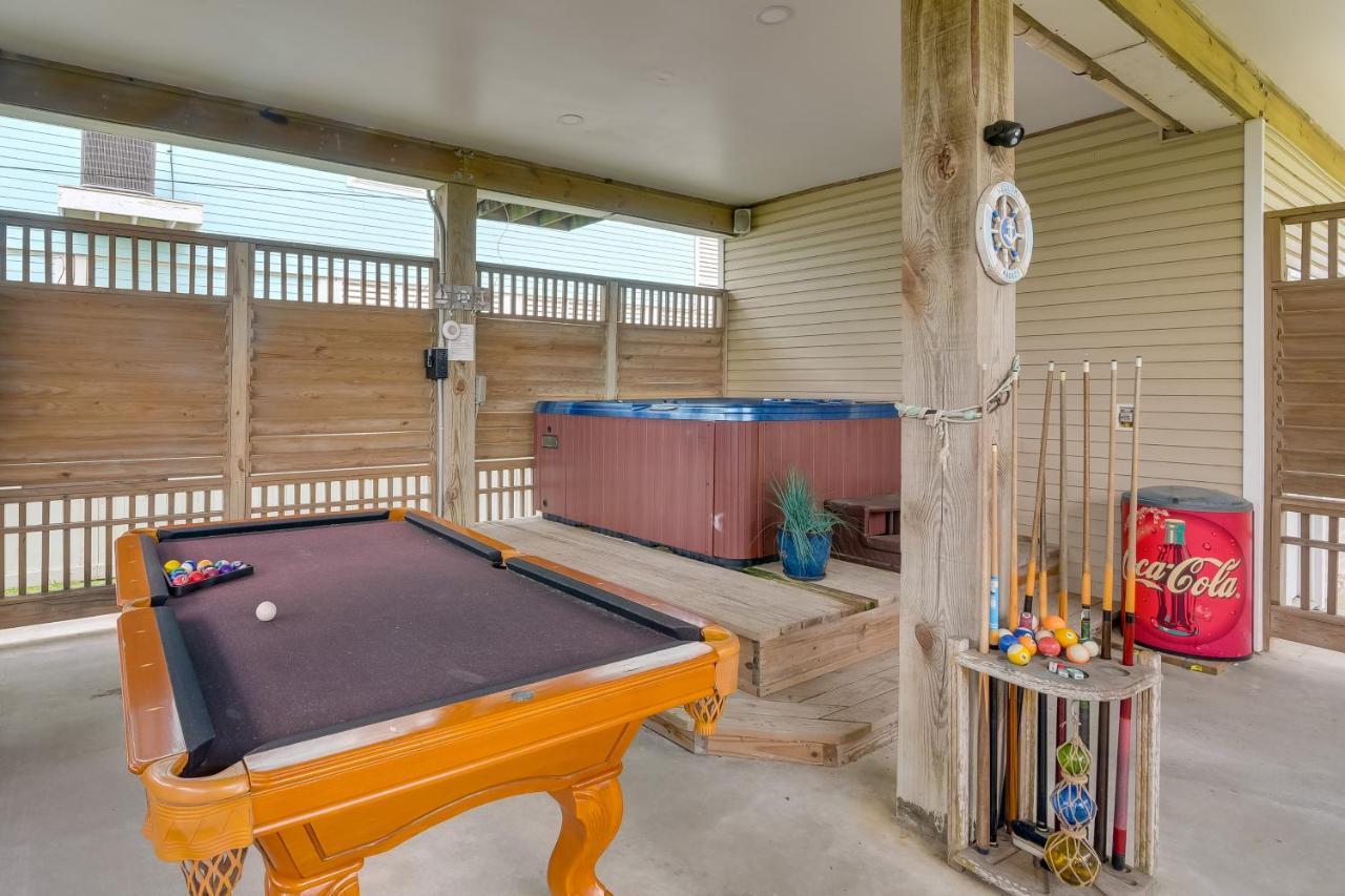 הוילה Galveston Escape With Entertainment Patio And Deck! מראה חיצוני תמונה