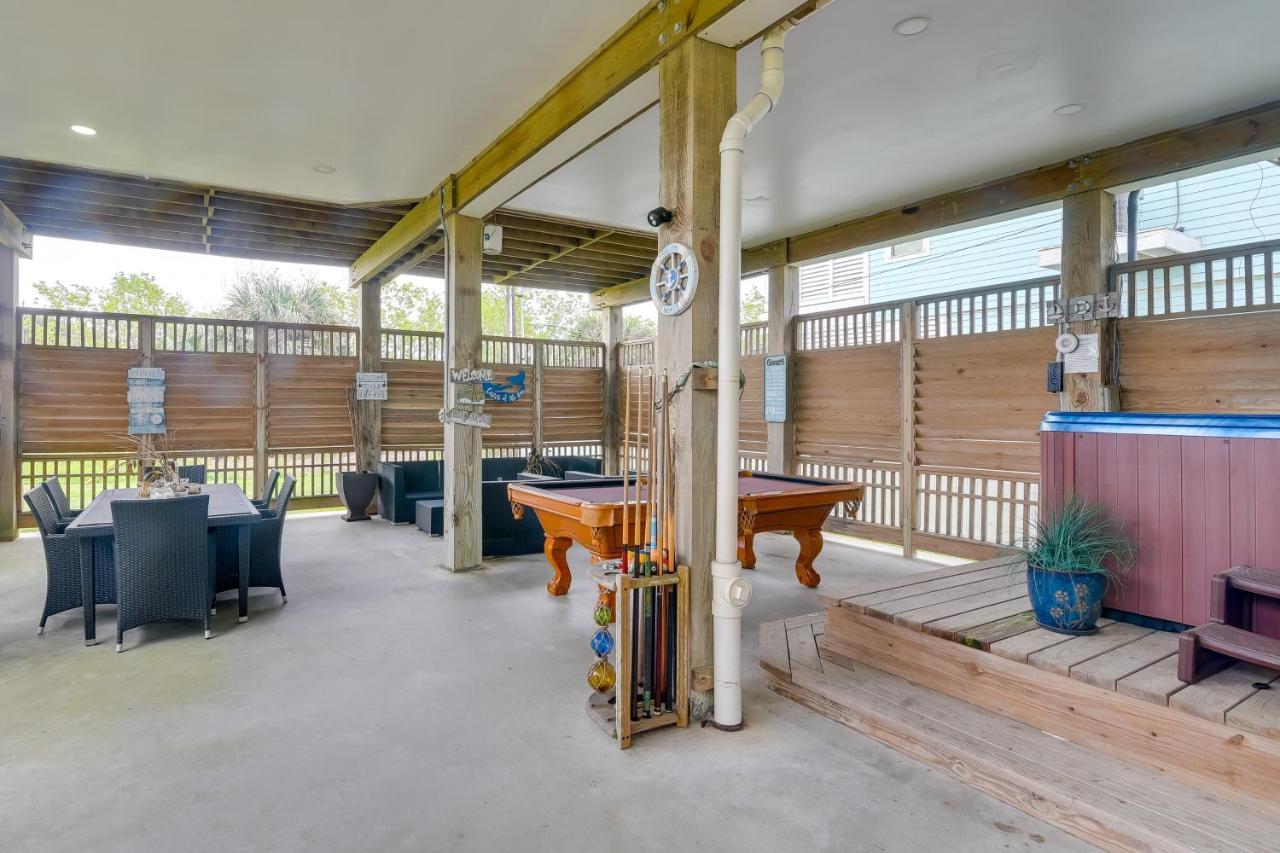 הוילה Galveston Escape With Entertainment Patio And Deck! מראה חיצוני תמונה