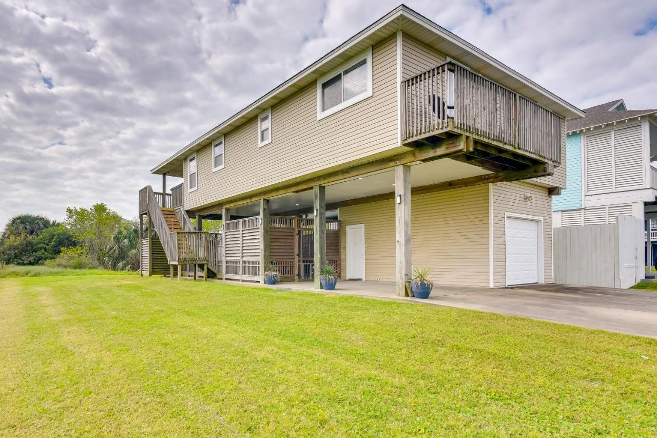 הוילה Galveston Escape With Entertainment Patio And Deck! מראה חיצוני תמונה